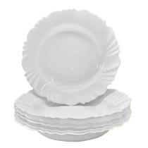 Jogo 6 Pratos Fundo Pétala 23.5 cm 584484 Nadir Figueiredo