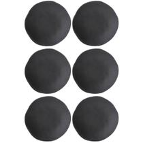 Jogo 6 Pratos Fundos Orgânicos Preto Matte 600ml Porto Brasil Caldos Sopas Jogo 6 Pratos Fundos Orgânicos Preto Matte 600ml Porto Brasil Caldos Sopas