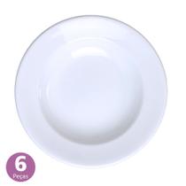 Jogo 6 Pratos Fundos Sopa Restaurante Bar Hotel Porcelana Germer
