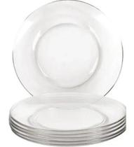 Jogo 6 Pratos Raso 22.6 cm Astral 0002 Nadir Figueiredo