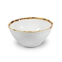 Jogo 6 Pratos Raso 6 Sobremesa 6 Bowls Borda Bambu Cerâmica 1ª Linha Scalla Jogo 6 Pratos Raso 6 Sobremesa 6 Bowls Borda Bambu Cerâmica 1ª Linha Scalla
