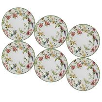 Jogo 6 Pratos Rasos Alleanza Harmony 29cm Porcelana Branco Premium Jogo 6 Pratos Rasos Alleanza Harmony 29cm Porcelana Branco Premium