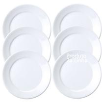 Jogo 6 Pratos Rasos Restaurante Porcelana Bar Hotel Germer 2a Linha