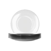 Jogo 6 Pratos Sobremesa 19 cm Astral 0006 Nadir Figueiredo