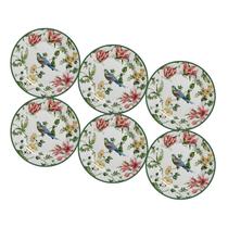 Jogo 6 Pratos Sobremesa Alleanza Harmony 29cm Porcelana Branco Premium Jogo 6 Pratos Sobremesa Alleanza Harmony 29cm Porcelana Branco Premium