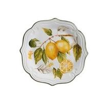 Jogo 6 Pratos Sobremesa Branco Toscana