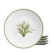 Jogo 6 Pratos Sobremesa Coup Nature By Aurora Cerâmica 21cm Alleanza