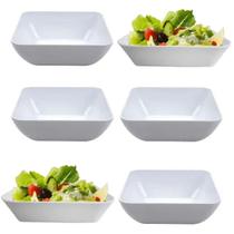 Jogo 6 Saladeiras Bowl Pote 20cm Tigela em Melamina Atacado Jogo 6 Saladeiras Bowl Pote 20cm Tigela em Melamina Atacado