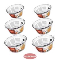 Jogo 6 Soufle ( 2,4L - 1,4L - 700ml) Marinex Vidro Temp Jogo 6 Soufle ( 2,4L - 1,4L - 700ml) Marinex Vidro Temp