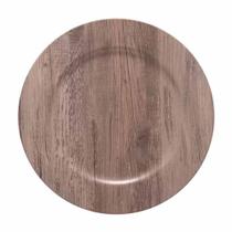 Jogo 6 Sousplat Galles Flat Wood Grey Copa e Cia