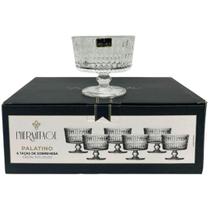 Jogo 6 Taça Cristal Para Sobremesa L hermitage 190m Palatino Jogo 6 Taça Cristal Para Sobremesa L hermitage 190m Palatino