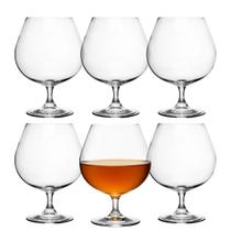 Jogo 6 Taça de Conhaque Cognac de Cristal Gastro Colibri 690ml Wolff