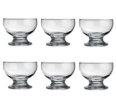 Jogo 6 Taça De Sobremesa Sorvete Açaí Paulista 220ml Vidro Jogo 6 Taça De Sobremesa Sorvete Açaí Paulista 220ml Vidro