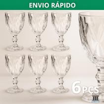 Jogo 6 Taça Diamante Copo Vidro Transparente Bico De Jaca Abacaxi Gourmet Restaurante 380ml Jogo 6 Taça Diamante Copo Vidro Transparente Bico De Jaca Abacaxi Gourmet Restaurante 380ml