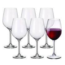 Jogo 6 Taça para Vinho Branco 480ml em Cristal Transparente Wolff Jogo 6 Taça para Vinho Branco 480ml em Cristal Transparente Wolff