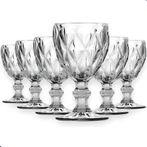 Jogo 6 Taças 260ml Vidro Àgua Drink Suco Gim Vinho Sobremesa Jogo 6 Taças 260ml Vidro Àgua Drink Suco Gim Vinho Sobremesa