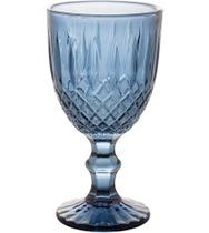 Jogo 6 Taças 345ml Vidro Greek Azul