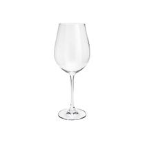 Jogo 6 taças 400ml para vinho branco de cristal ecológico transparente Columba Bohemia - 35613