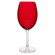 Jogo 6 Taças Água 580ml Vermelho
