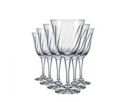 Jogo 6 Taças Água/Vinho Lírio 250ml Vidro Nadir Figueiredo (7134) Jogo 6 Taças Água/Vinho Lírio 250ml Vidro Nadir Figueiredo (7134)
