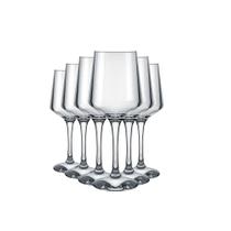 Jogo 6 Taças Brunello 390ml Ideal Vinho Tinto Refinado Vidro Nadir