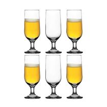 Jogo 6 Taças Cerveja Chopp Vidro Bar Pub Restaurante Bebida Cervejaria Eden Class Home 350ml