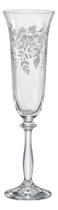 Jogo 6 taças Champanhe Angela Drado Cristal 190ml Jogo 6 taças Champanhe Angela Drado Cristal 190ml