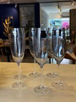 Jogo 6 tacas champanhe Gastro/cristal eco 220ml azul turquesa