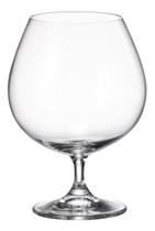 Jogo 6 Taças Conhaque Brandy Cristal Gastro Bohemia 690 Ml Cor Transparente