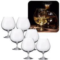 Jogo 6 Taças Cristal Titanium Conhaque(cognac) 690ml Bohemia - Lyor - WOLFF