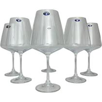 Jogo 6 Taças Cristal Vinho Tinto 570ml Bohemia Linha Corvus Jogo 6 Taças Cristal Vinho Tinto 570ml Bohemia Linha Corvus