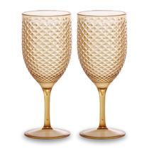 Jogo 6 Taças de Acrílico Para Vinho ou Água 480ml Cristal ou Âmbar - Paramount Jogo 6 Taças de Acrílico Para Vinho ou Água 480ml Cristal ou Âmbar - Paramount