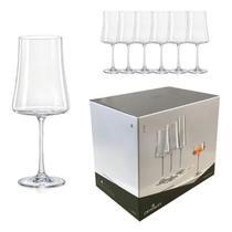 Jogo 6 Taças De Cristal Água 560ml Xtra