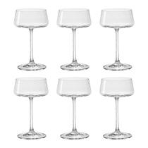 Jogo 6 Taças De Cristal Cocktail 220 Ml Linha Xtra Bohemia Jogo 6 Taças De Cristal Cocktail 220 Ml Linha Xtra Bohemia