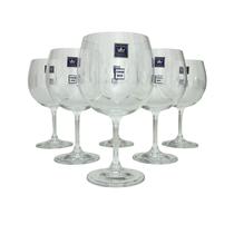 Jogo 6 Taças de Cristal Para Gin 600ml Bohemia Linha Anna Jogo 6 Taças de Cristal Para Gin 600ml Bohemia Linha Anna
