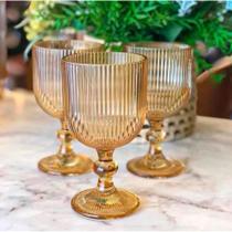 Jogo 6 Taças de Vidro Canelado Versalhes Resistente para Sucos, Refrescos, Vinho 380ml - Flux Jogo 6 Taças de Vidro Canelado Versalhes Resistente para Sucos, Refrescos, Vinho 380ml - Flux