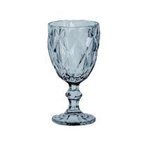 Jogo 6 Taças de Vidro Decorado 260ml Bico de Jaca Água Sucos Presente Bebidas Bar Cozinha