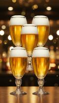 Jogo 6 Taças de Vidro para Cerveja 250ml