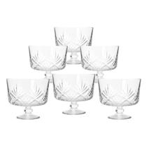 Jogo 6 Taças de Vidro para Sobremesa Sorvete 140ml Ryan