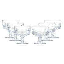 Jogo 6 Taças de Vidro para Sobremesas 250ML - Dumiat