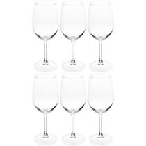 Jogo 6 Taças de Vidro para Vinho Tinto 420ml Lyor Degustação Branco Rose Gourmet Jogo 6 Taças de Vidro para Vinho Tinto 420ml Lyor Degustação Branco Rose Gourmet
