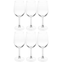 Jogo 6 Taças de Vidro para Vinho Tinto 420ml Lyor Degustação Branco Rose Gourmet Jogo 6 Taças de Vidro para Vinho Tinto 420ml Lyor Degustação Branco Rose Gourmet
