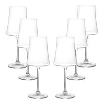 Jogo 6 Taças De Vinho Luxo Cristal Bohemia - 360ml