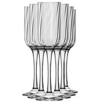 Jogo 6 Taças Fiore 195ml Champanhe Vinhos Coquetéis Transparente Nadir