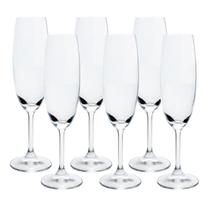 Jogo 6 Taças Para Champanhe Anna Em Cristal Ecológico 220Ml - Bohemia Jogo 6 Taças Para Champanhe Anna Em Cristal Ecológico 220Ml - Bohemia