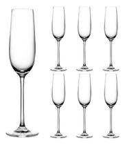 Jogo 6 Taças Para Champanhe Beatriz Em Cristal Ecológico 250Ml - Fracalanza Jogo 6 Taças Para Champanhe Beatriz Em Cristal Ecológico 250Ml - Fracalanza