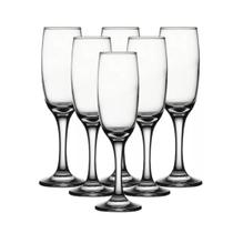 Jogo 6 Taças Para Champanhe Vidro Prime Eden 190ml - Glass Jogo 6 Taças Para Champanhe Vidro Prime Eden 190ml - Glass