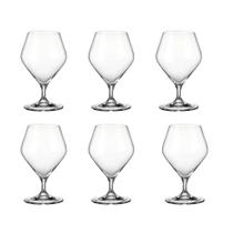 Jogo 6 Taças Para Conhaque 395ml Loxia Cristal Ecológico - Bohemia Jogo 6 Taças Para Conhaque 395ml Loxia Cristal Ecológico - Bohemia