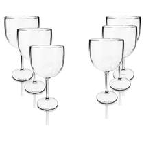 Jogo 6 Taças Para Gin Tônica Acrílico 550Ml Copo Gin Jogo 6 Taças Para Gin Tônica Acrílico 550Ml Copo Gin