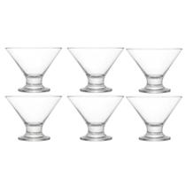 Jogo 6 Taças Para Sobremesa Festa 230ml Transparente